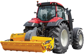 Трактор Valtra T235 с мульчером MeriCrusher MJS191STG